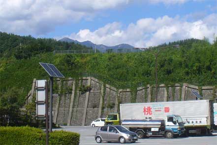 登った編笠山、権現岳