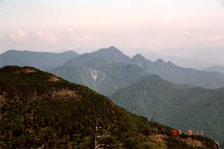 八経ガ岳から