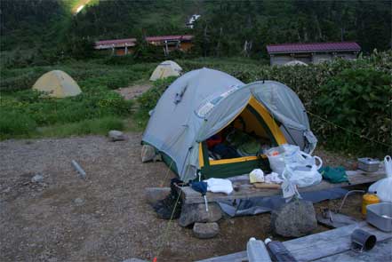 南竜ヶ馬場キャンプ場