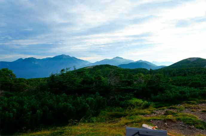 大沢岳、兎岳、聖岳、上河内岳、茶臼岳