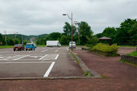 温根内ビジターセンター駐車場