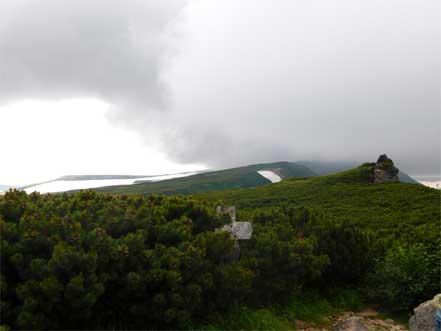 化雲岳方向