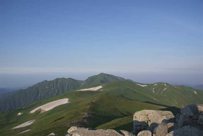 飯豊山から大日岳