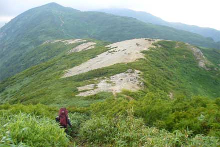 切合小屋が近くなる