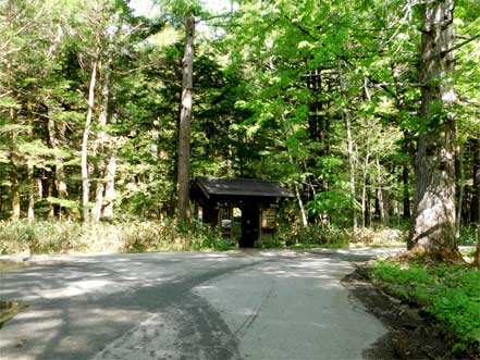 西穂高岳登山道口