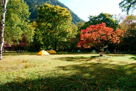 徳沢キャンプ場