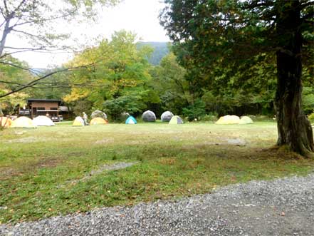 徳沢キャンプ場