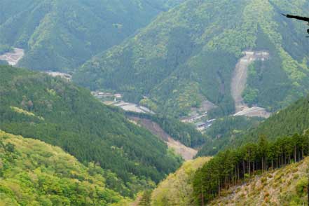 三田を俯瞰