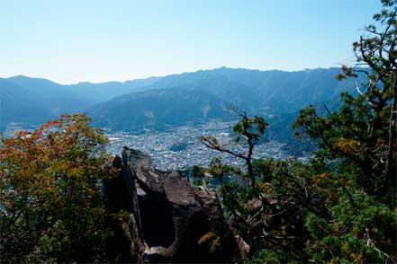 天狗倉山山頂から