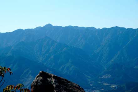 天狗倉山山頂から