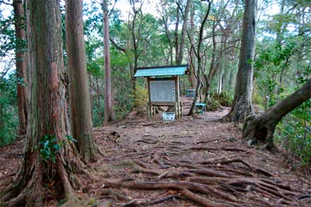 始神峠案内板