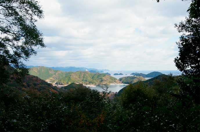 始神峠から熊野灘