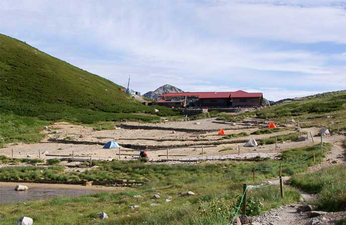双六岳テント場