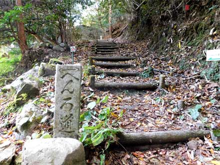 しるし石　へんろ道