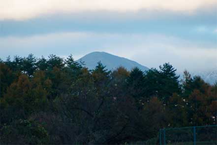 編笠山