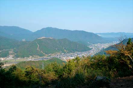 立雲峡第一展望台から