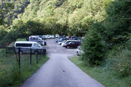 中房温泉第一駐車場