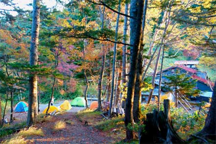 テント場と小屋