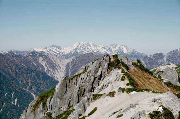 燕山荘から