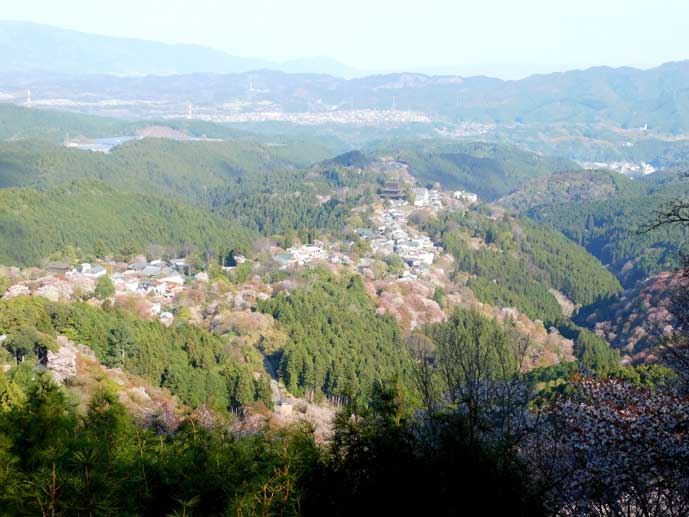 金峯山寺方向
